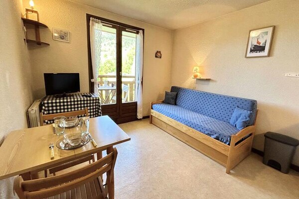 Compact appartement in Résidence Le Front De Neige, Megève - thumbnail 1