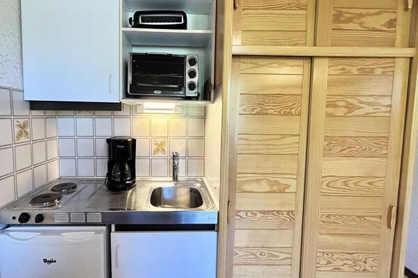 Compact appartement in Résidence Le Front De Neige, Megève - thumbnail 6