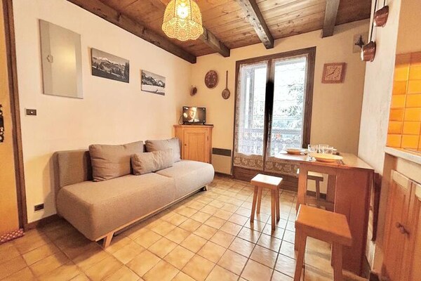 Knusse studio op 100m van de piste in Crest-Voland, met balkon - thumbnail 2