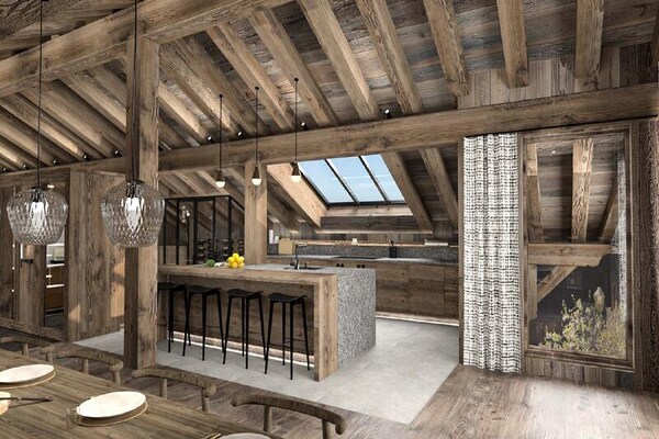 Luxe chalet Résidence Covarel: 323m² wellness in Méribel voor 12 personen - thumbnail 2