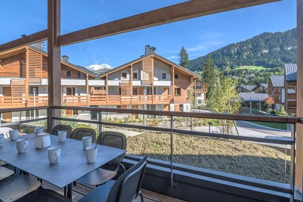 Luxe appartement Megève met uitzicht op de Mont Blanc, 8 personen - thumbnail 2