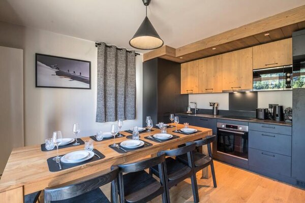 Luxe appartement Megève met uitzicht op de Mont Blanc, 8 personen - thumbnail 5