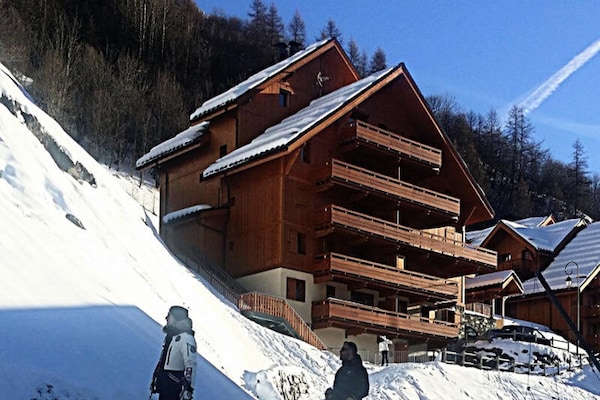 Appartement 4p in Valloire met ski-in/ski-out, zwembad en sauna - thumbnail 1
