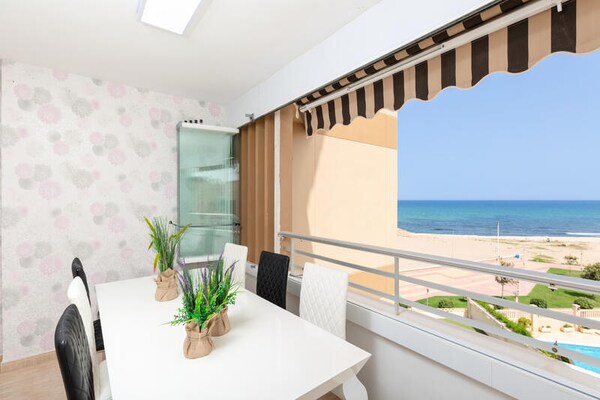 Strandappartement El Campello: 3 kamers, uitzicht op zee en zwembad - thumbnail 2