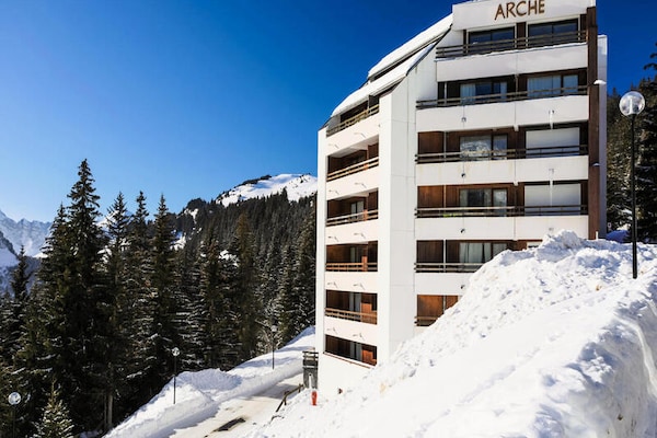 Knus appartement in Flaine Forêt, 200m van winkels en op 500m van de pistes - thumbnail 1
