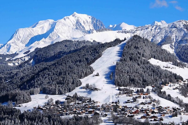 Knus appartement op het zuiden aan de pistes van Espace Diamant - thumbnail 2