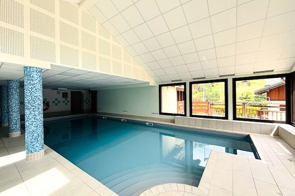Appartement 6 pers. aan voet skipistes Espace Diamant met zwembad - thumbnail 3