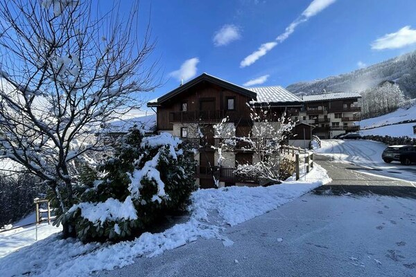Appartement 6p aan voet skipistes Espace Diamant met verwarmd zwembad - thumbnail 3
