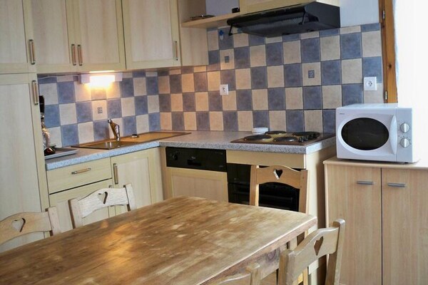 Rustiek appartement in Serroz met balkon, op 1,4 km van Valloire - thumbnail 5