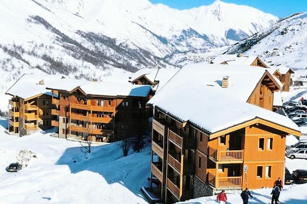 Authentiek appartement 6p, direct aan de piste in Les Menuires - thumbnail 4