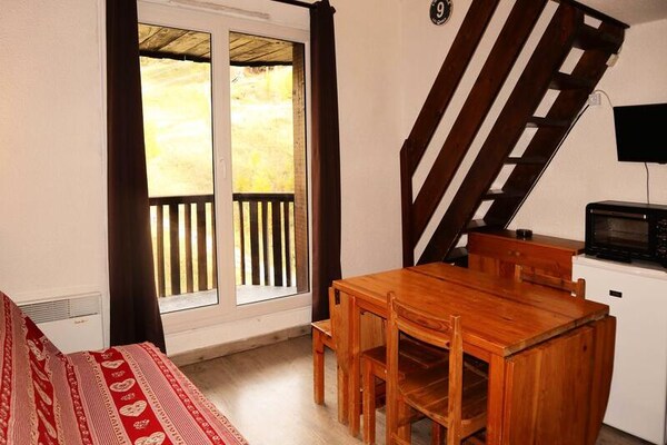 Knus appartement voor 6 in Les Orres, vlakbij de skilift - thumbnail 4