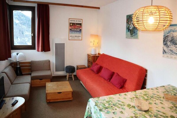 Appartement 6p in Les Orres 1650 met balkon op zuidoosten en directe piste-toegang - thumbnail 4