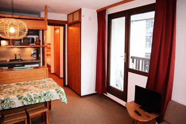 Appartement 6p in Les Orres 1650 met balkon op zuidoosten en directe piste-toegang - thumbnail 6