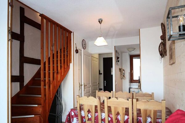 Sfeervol duplex appartement op 43 m² vlakbij de pistes in Les Orres 1800 - thumbnail 6