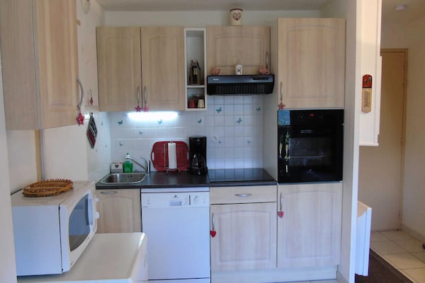 Résidence Cheval Blanc: Gezellig appartement in Valfréjus, 200m van de piste - thumbnail 4
