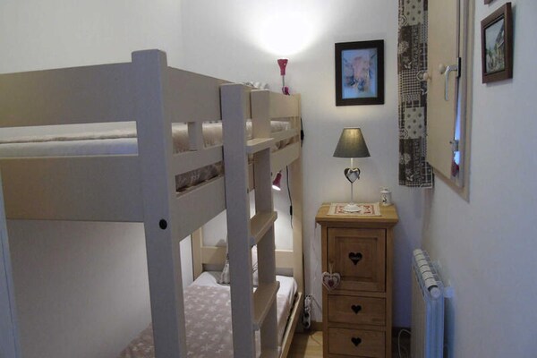 Résidence Cheval Blanc: Gezellig appartement in Valfréjus, 200m van de piste - thumbnail 5