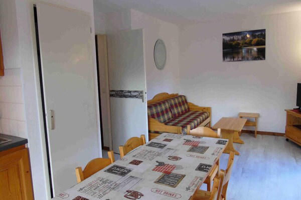 Knus appartement voor 6 personen in Valfréjus, 200m van de piste - thumbnail 3