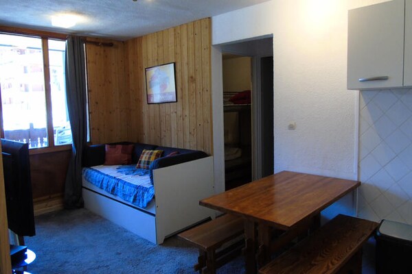 Appartement 6p in Valfréjus, direct naast de gondellift - thumbnail 4