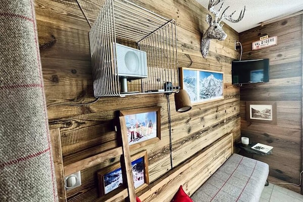 Compact studio-appartement op 3 minuten van de piste in Val d'Isère - thumbnail 4