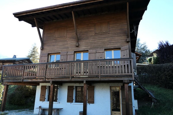 Vrijstaand chalet met Mont Blanc uitzicht voor 7 personen bij Saint-Gervais - thumbnail 2