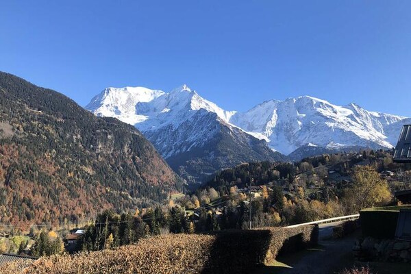 Vrijstaand chalet met Mont Blanc uitzicht voor 7 personen bij Saint-Gervais - thumbnail 3