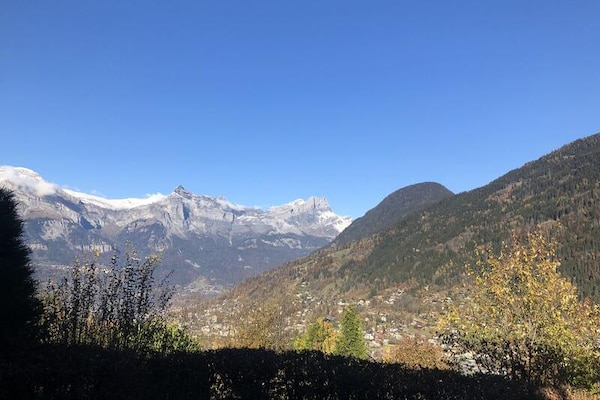 Vrijstaand chalet met Mont Blanc uitzicht voor 7 personen bij Saint-Gervais - thumbnail 4