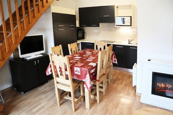 Duplexappartement op 1800m met balkon en zwembad in Les Orres - thumbnail 3