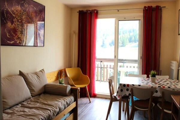 Appartement aan de piste in Superdévoluy met panoramisch uitzicht op de Pic de Bure - thumbnail 4