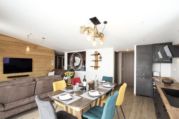 Ruim appartement voor 9 personen met uitzicht op Muzelle-gletsjer in Vénosc - thumbnail 6