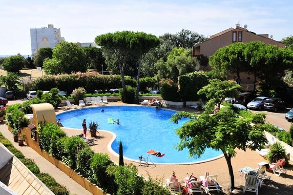 Licht appartement in Carnon, 100m van strand & vlakbij Montpellier - thumbnail 2