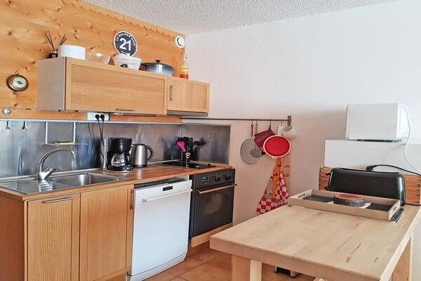 Appartement 5p met ski-in/ski-out in Puy Saint Vincent, Franse Alpen - thumbnail 5