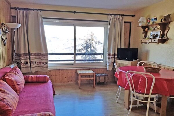 Knus appartement op de berg in Puy St Vincent, vlakbij de piste - thumbnail 2