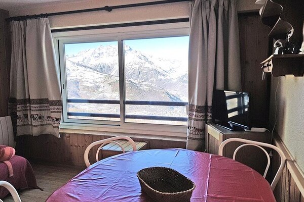 Knus appartement op de berg in Puy St Vincent, vlakbij de piste - thumbnail 3