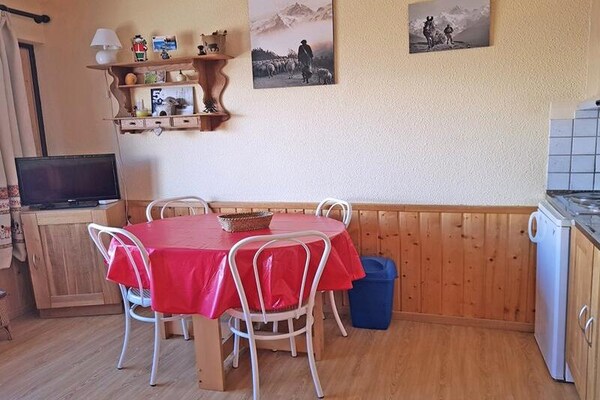 Knus appartement op de berg in Puy St Vincent, vlakbij de piste - thumbnail 5
