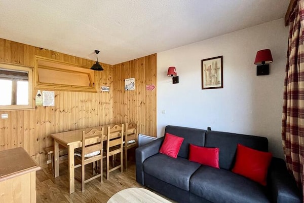 Alpenappartement 6p met terras, zwembad en directe piste-toegang in Puy St Vincent - thumbnail 1