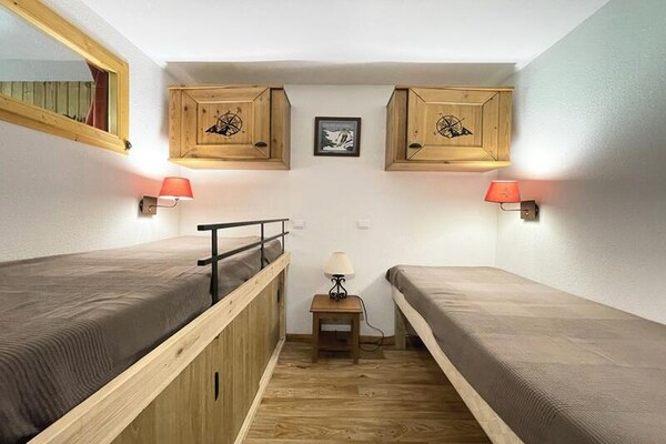 Licht appartement op de piste in Puy Saint Vincent 1800 voor 6 personen - thumbnail 5