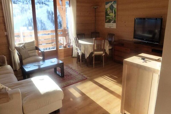 Zonnig appartement 6p met balkon en adembenemend uitzicht in Isola 2000 - thumbnail 3