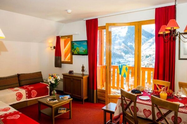 Appartement in Valloire met balkon, vlakbij de skilift - thumbnail 5