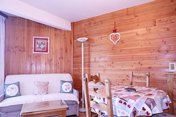 Studio Les Cembros: ski-in/ski-out met uitzicht in Les Orres 1650 - thumbnail 3
