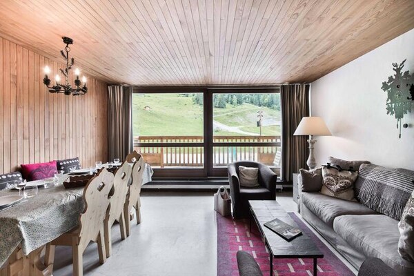 Elegant appartement in Résidence Lou Rei met zuidterras en skigebiedzicht - thumbnail 4