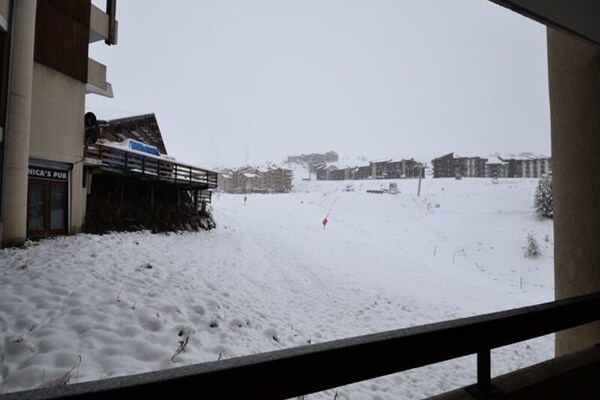Knus appartement in Plagne Soleil met ski-in/ski-out en zuidwestbalkon - thumbnail 5