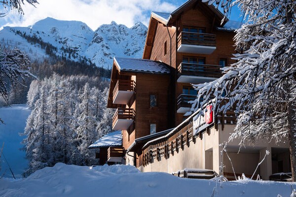Appartement in Vars met ski-in/ski-out, zwembad en balkon voor 4 personen - thumbnail 4