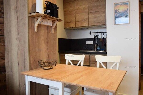 Gerenoveerd studio-appartement aan de piste in Plagne Villages - thumbnail 4