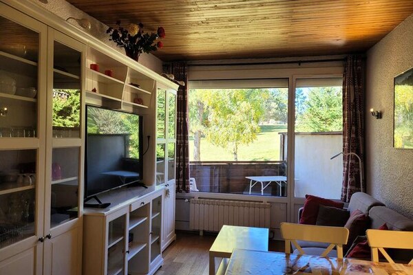 Licht appartement met balkon en bergzicht in Pra-Loup 1600 - thumbnail 1