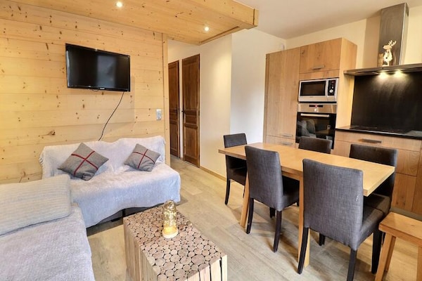 Duplexappartement Résidence Antares, Méribel: 6p, 350m van pistes, zuidbalkon - thumbnail 1