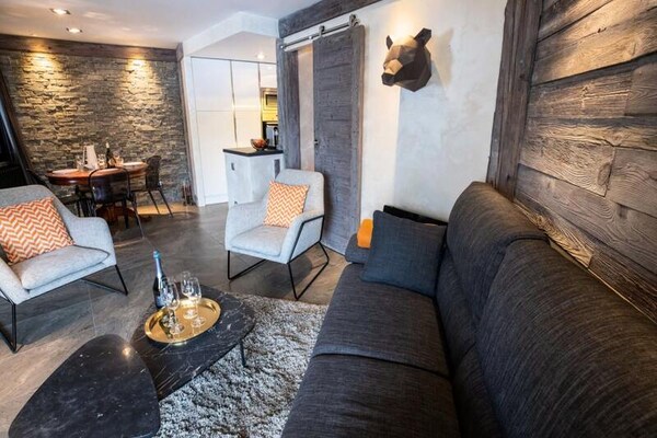 Appartement Grands Sorbier 6: Luxe aan de piste in Méribel - thumbnail 5