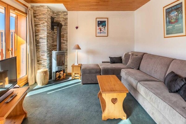 Duplexappartement Carlines E19: Ski-in/ski-out in Méribel met panoramisch uitzicht - thumbnail 1