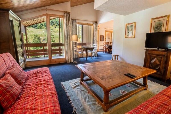 Triplex appartement op de piste in Méribel Mottaret voor 8 personen - thumbnail 1