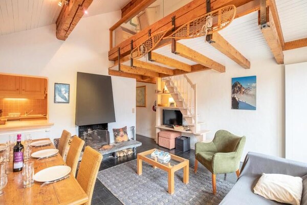 Duplex voor 6 personen in Méribel met uitzicht op de Alpen, vlakbij de piste - thumbnail 2