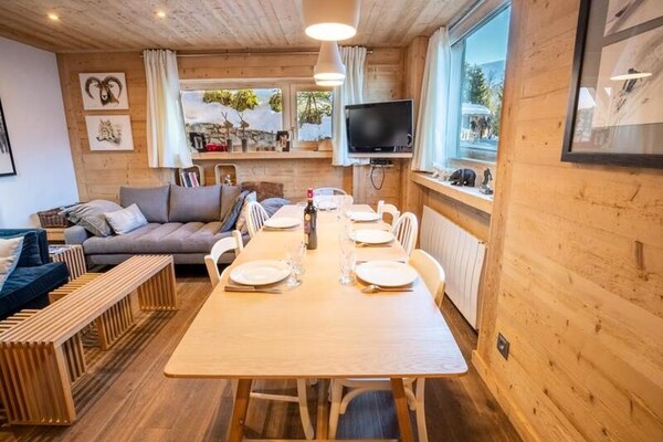Chalet De L'ours Rdc: knus appartement op de begane grond, vlakbij de piste - thumbnail 3